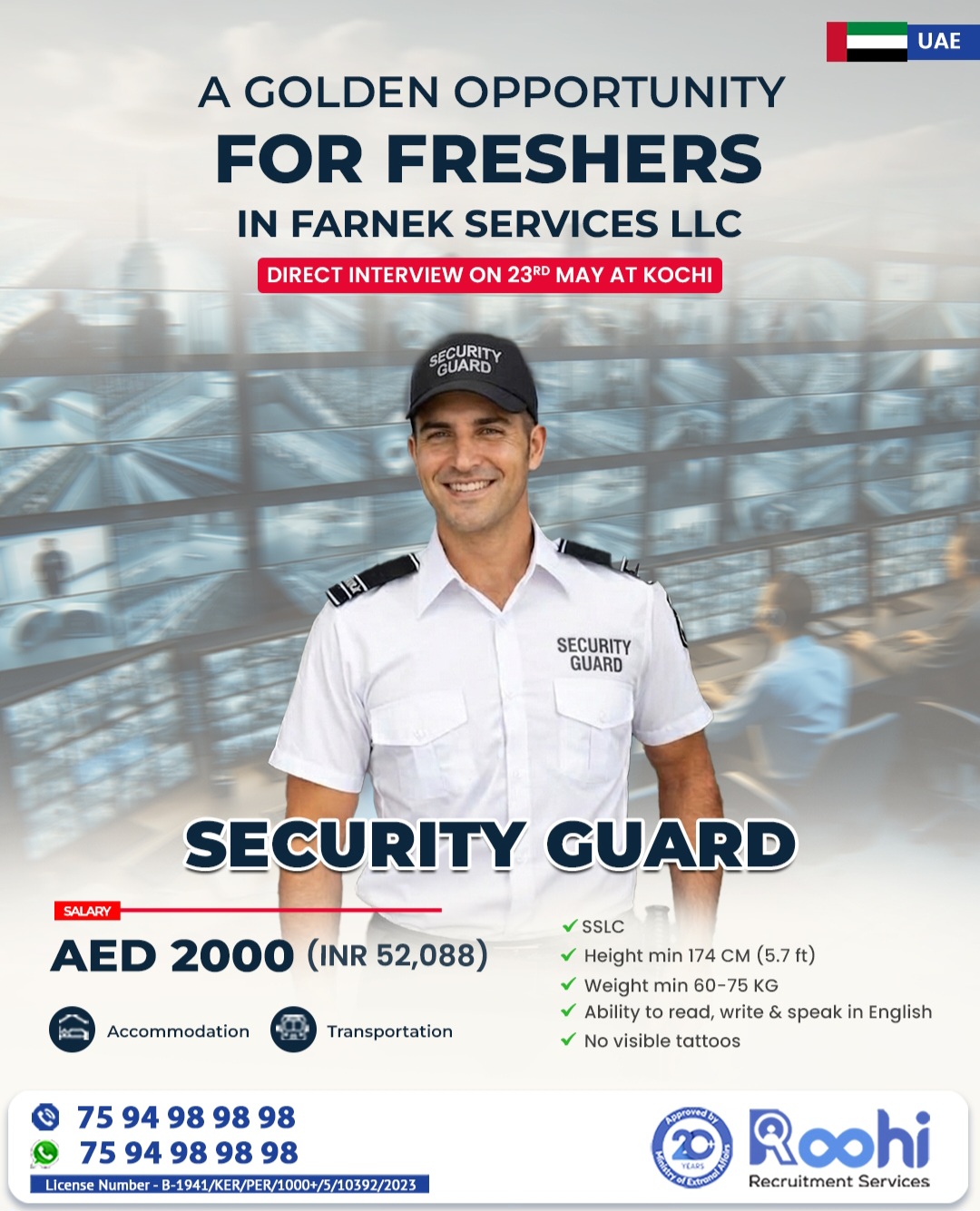 A Golden Opportunity for Freshers Farnek Services LLC
