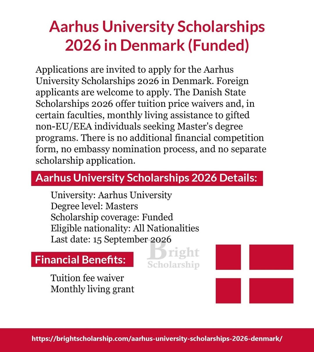 Aarhus University Scholarships 2026 in Denmark