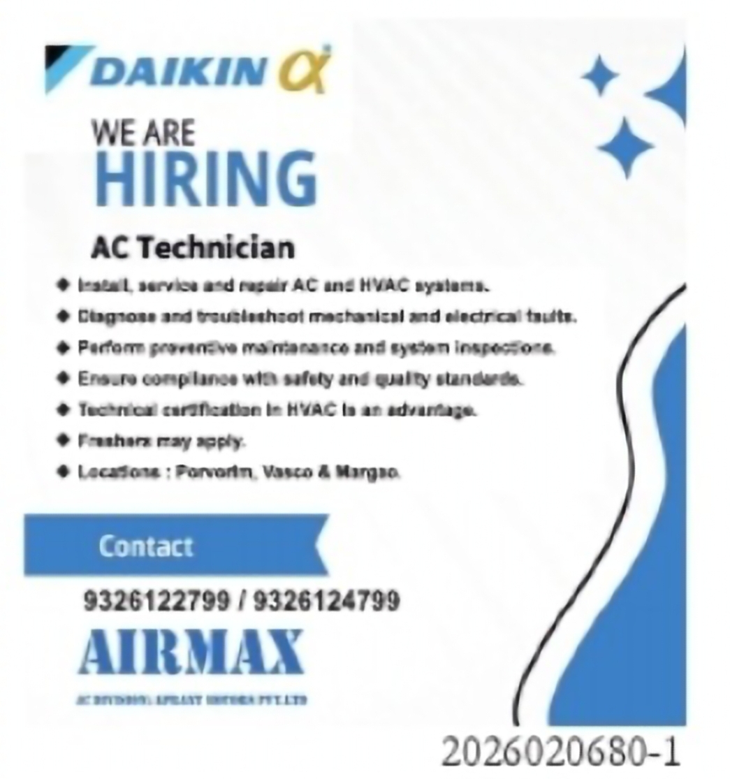 AC Technician Required
