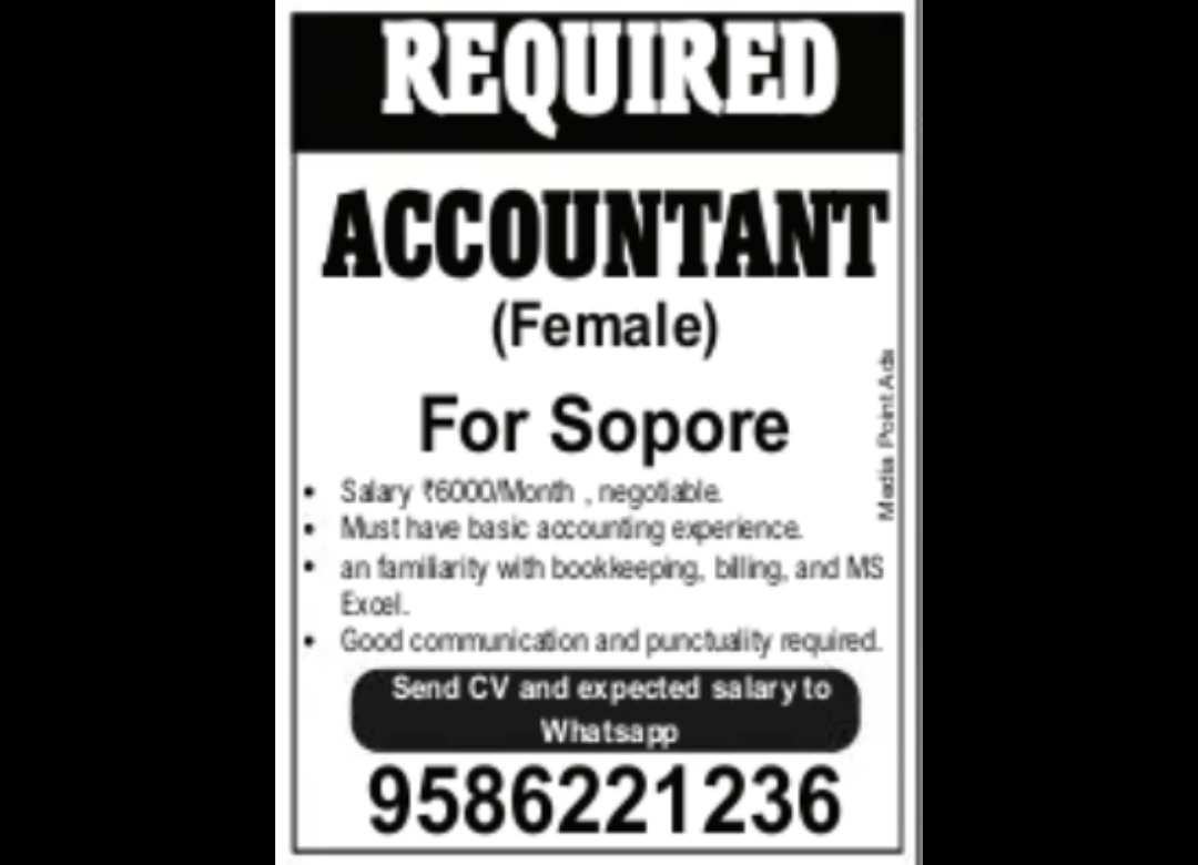 Accountant Job Opening