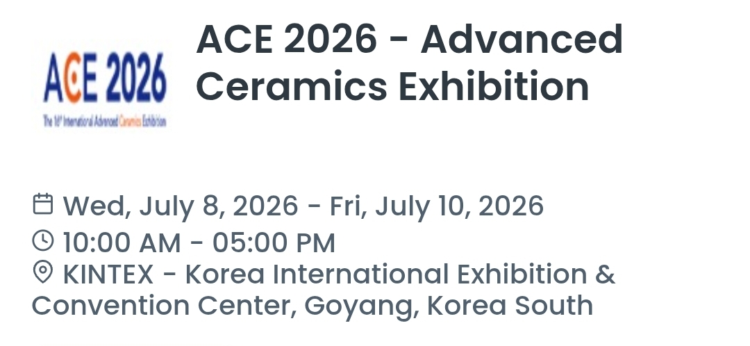 ACE 2026 - Advanced Ceramics Exhibition