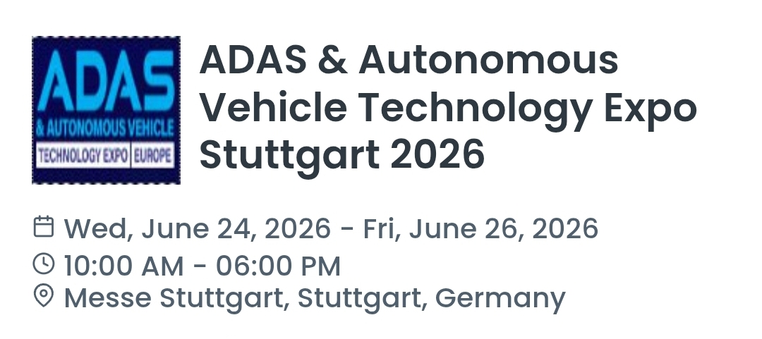 ADAS & Autonomous Vehicle Technology Expo Stuttgart 2026