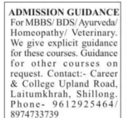 Admission Guidance for Medical Courses