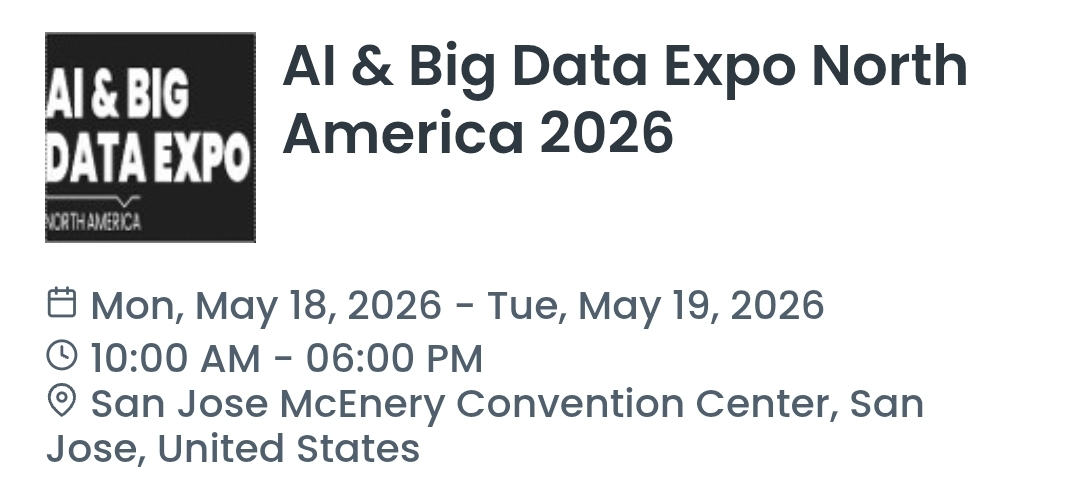 AI & Big Data Expo North America 2026