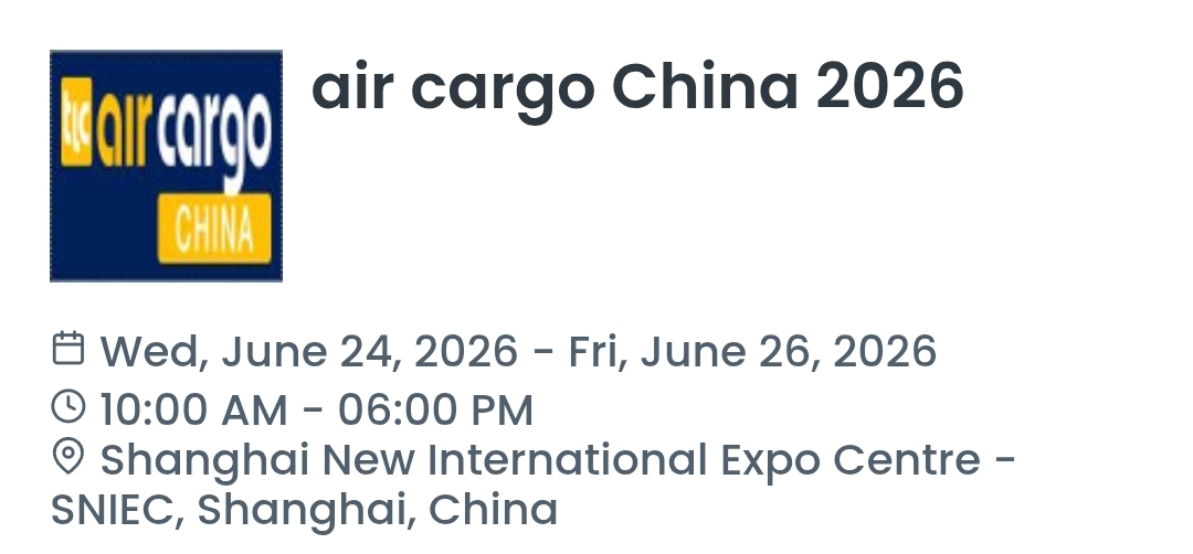 air cargo China 2026
