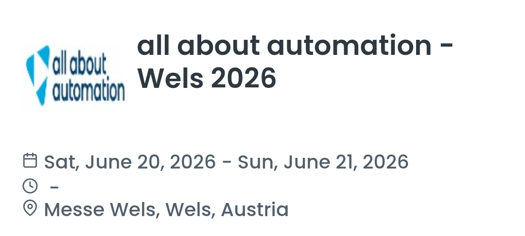 all about automation - Wels 2026
