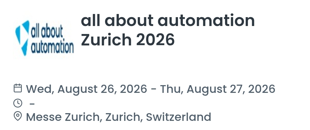 all about automation Zurich 2026