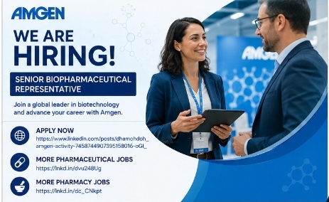 Amgen Hiring Senior Biopharmaceutical Representative 🌍