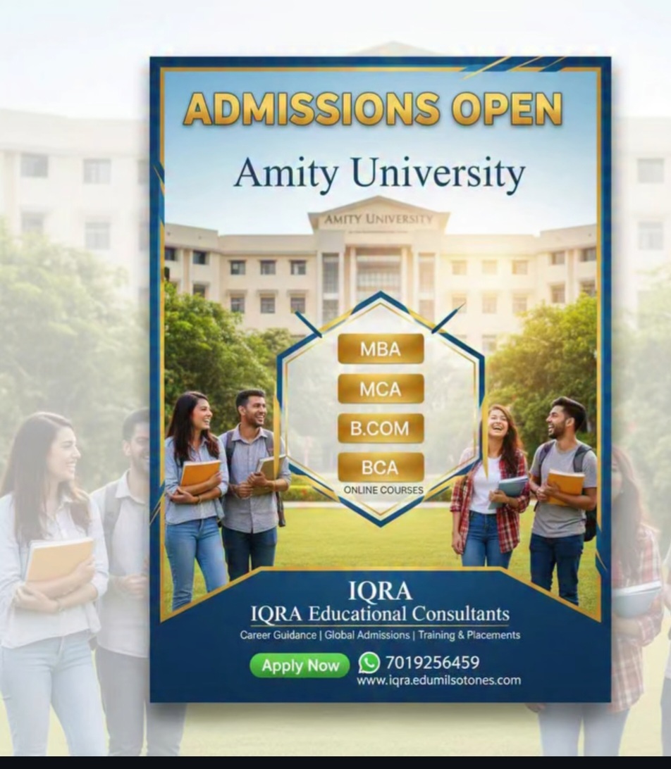 Amity University – Admissions Open