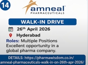 Amneal Pharmaceuticals – Walk-In Drive