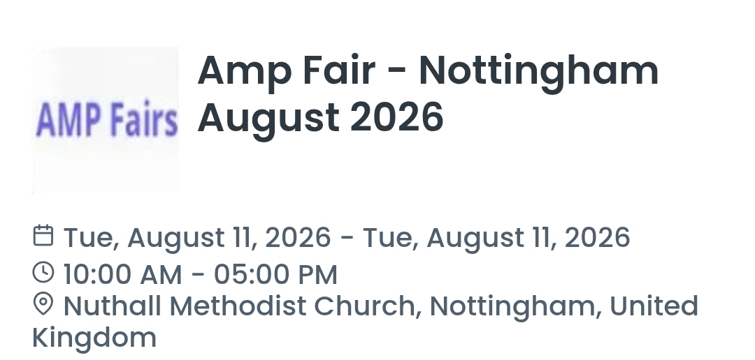 Amp Fair - Nottingham August 2026
