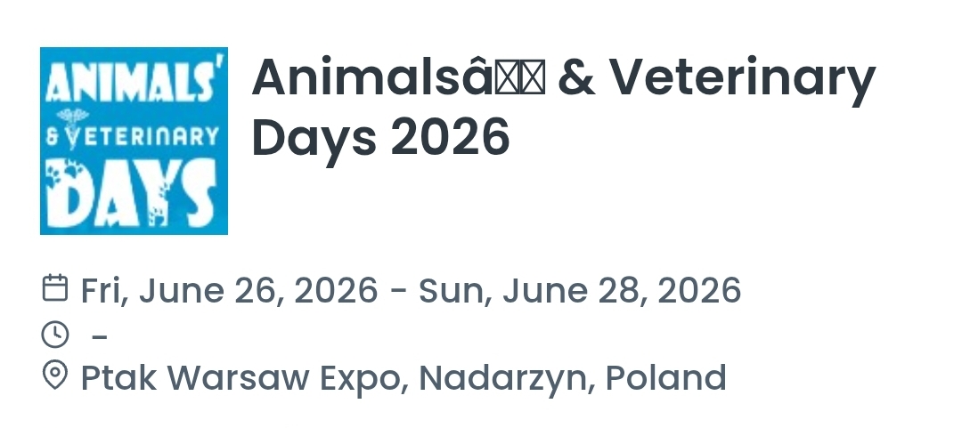 Animalsâ & Veterinary Days 2026