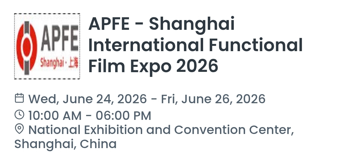 APFE - Shanghai International Functional Film Expo 2026