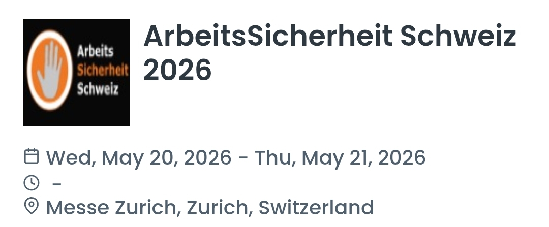 ArbeitsSicherheit Schweiz 2026