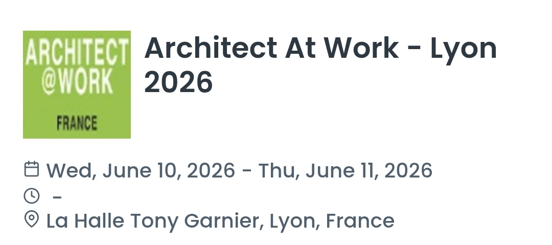 Architect At Work - Lyon 2026