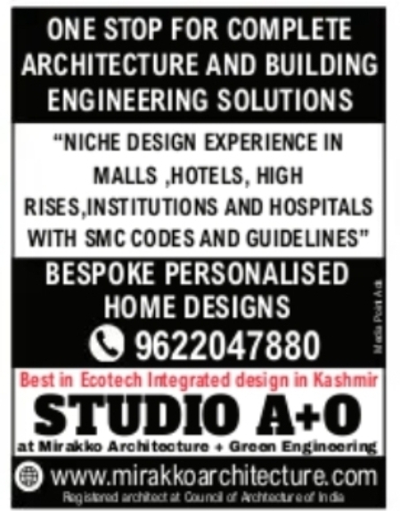 ARCHITECTURE & ENGINEERING SERVICES – STUDIO A+0