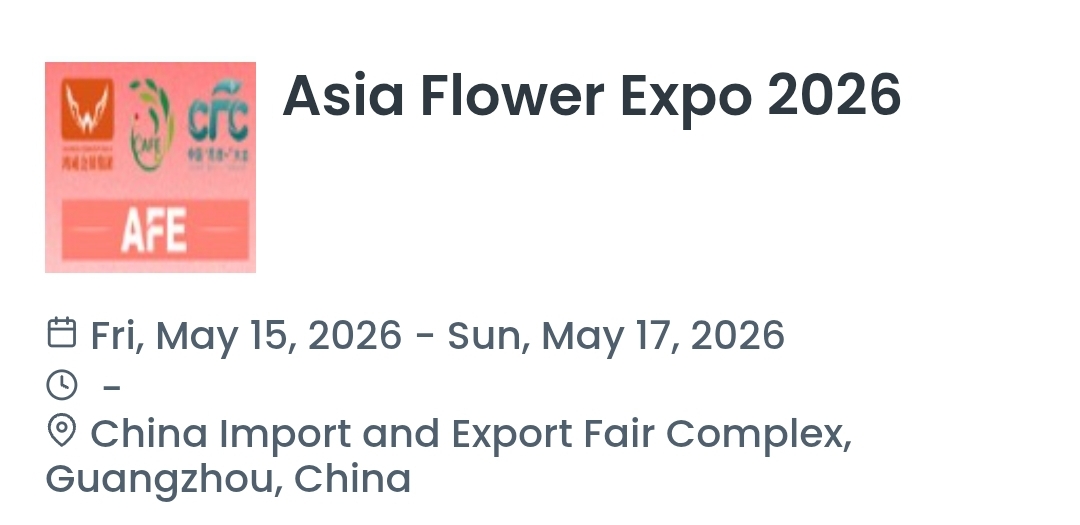 Asia Flower Expo 2026