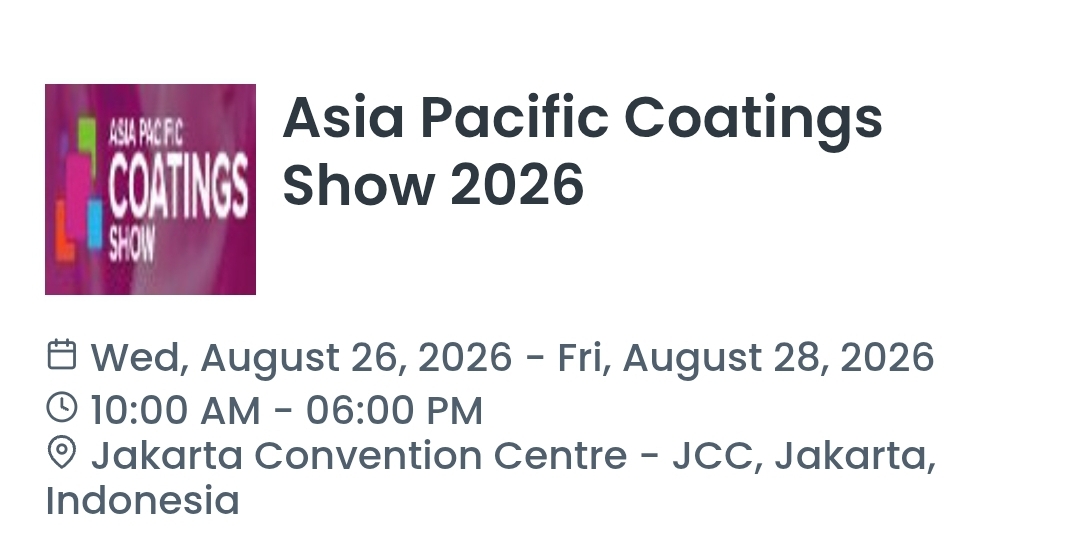 Asia Pacific Coatings Show 2026