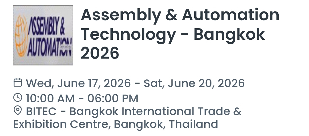 Assembly & Automation Technology - Bangkok 2026