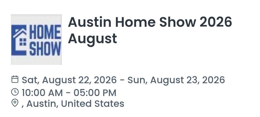 Austin Home Show 2026 August