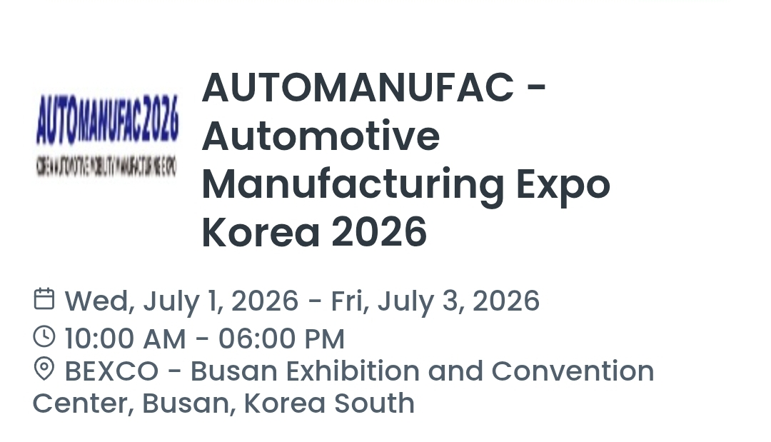 AUTOMANUFAC - Automotive Manufacturing Expo Korea 2026