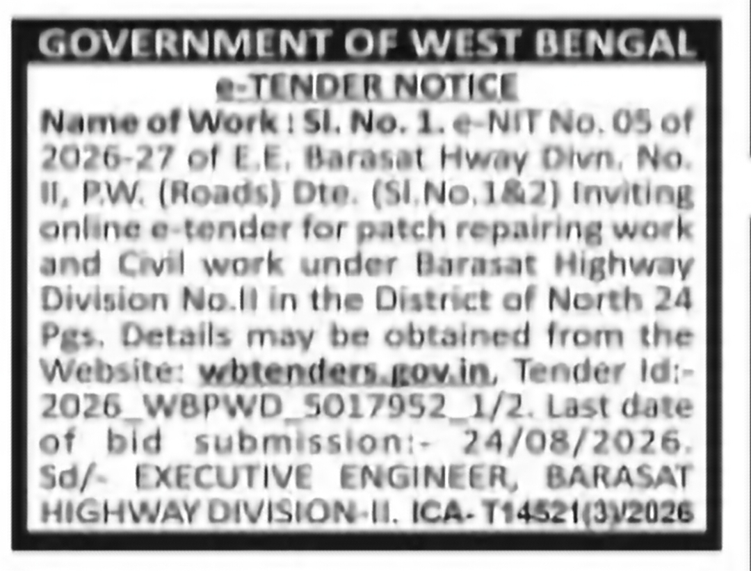 Barasat Highway Division – Patch Repairing & Civil Works