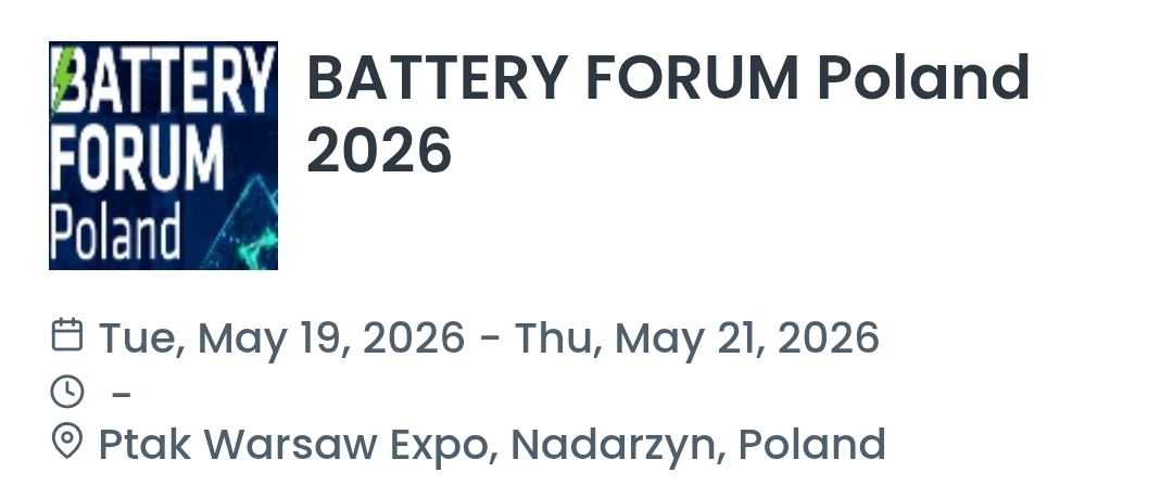 BATTERY FORUM Poland 2026