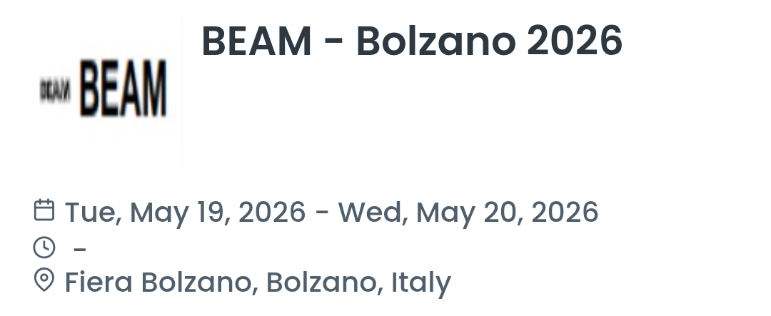 BEAM - Bolzano 2026