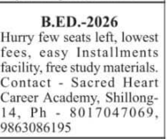 B.Ed. 2026 Admissions – Limited Seats Available