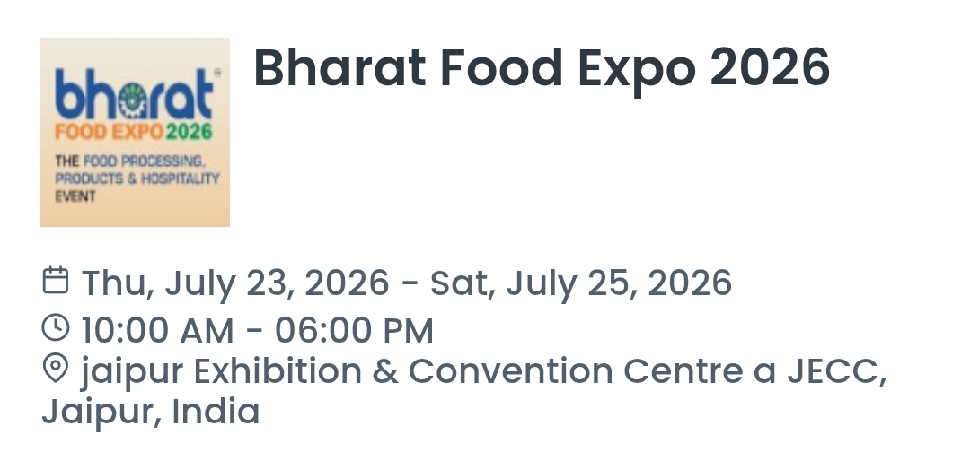 Bharat Food Expo 2026