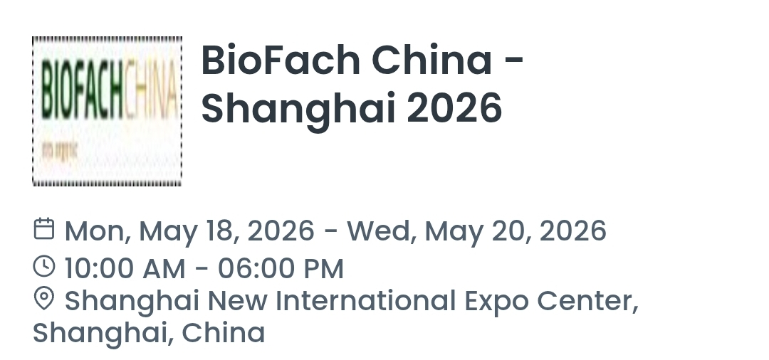 BioFach China - Shanghai 2026