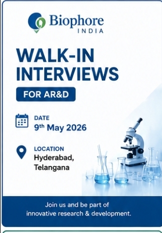 📌 Biophore India is now hiring