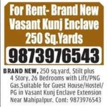 🏢 Brand New Property for Guest House / Hostel / PG
