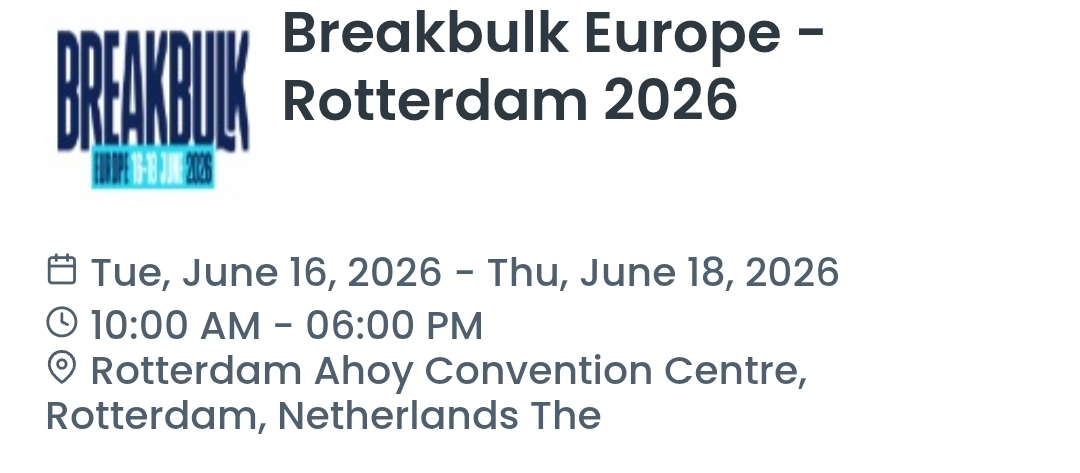 Breakbulk Europe - Rotterdam 2026