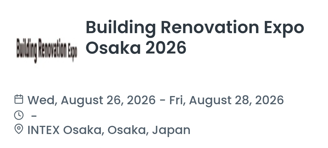 Building Renovation Expo Osaka 2026
