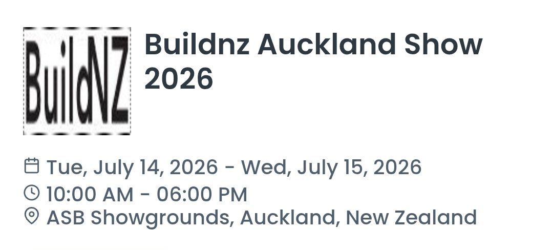 Buildnz Auckland Show 2026