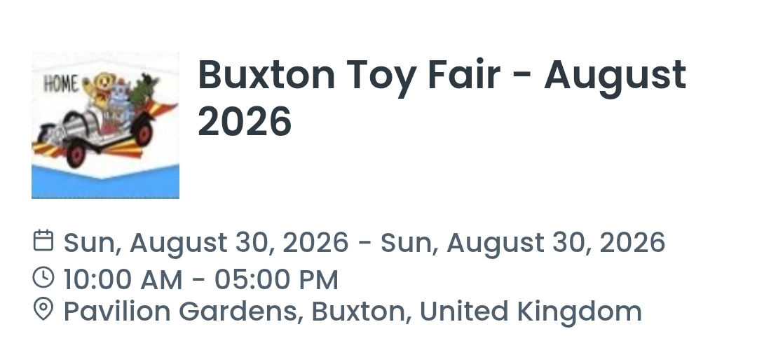 Buxton Toy Fair - August 2026