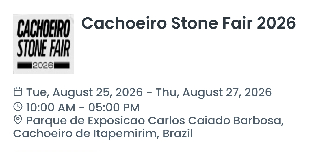 Cachoeiro Stone Fair 2026