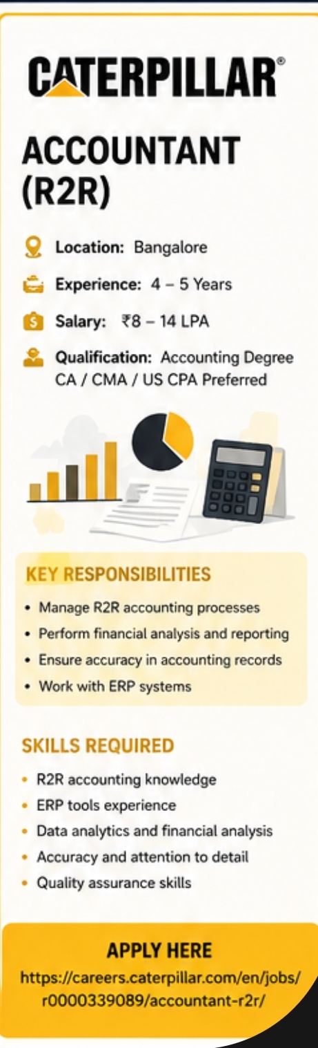 Caterpillar – Accountant (R2R)