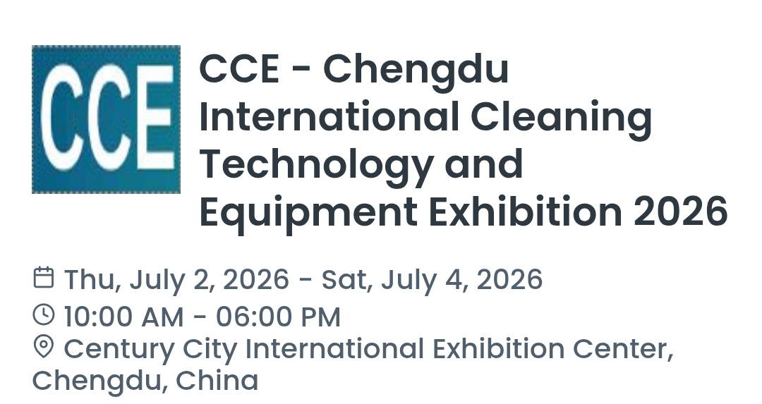 CCE - Chengdu International Cleaning Technology and Equipment Exhibition 2026