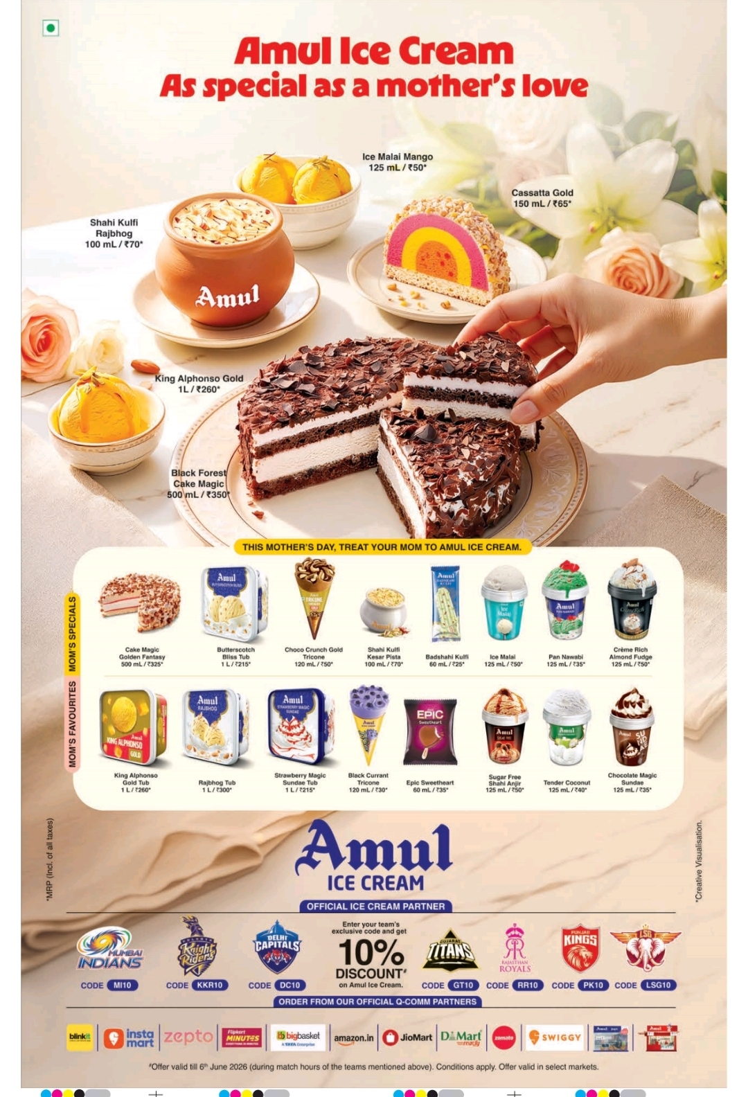 Celebrate Mother’s Day with Amul Ice Cream Delights 🍨❤️
