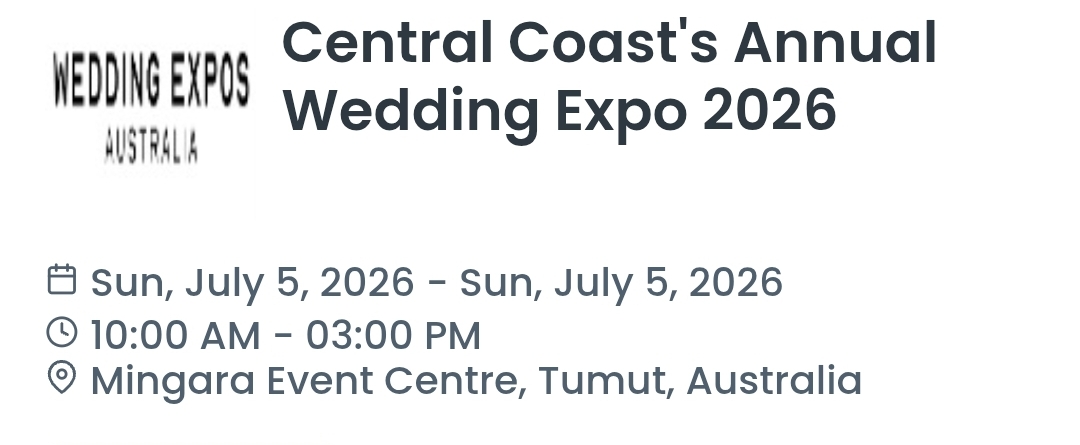 Central Coast's Annual Wedding Expo 2026