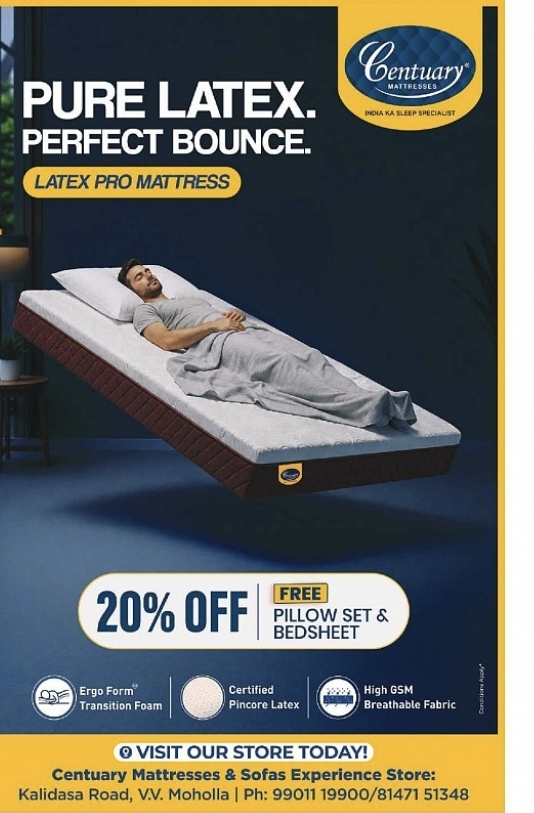 Centuary Latex Pro Mattress – 20% OFF Offer