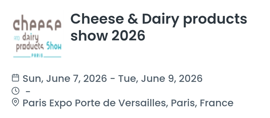Cheese & Dairy products show 2026