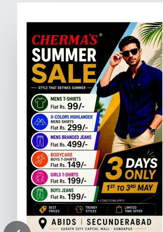 🔥 CHERMA’S SUMMER SALE 🔥Style that defines your summer! ☀️