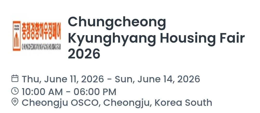 Chungcheong Kyunghyang Housing Fair 2026