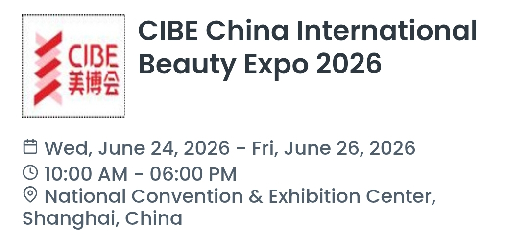 CIBE China International Beauty Expo 2026