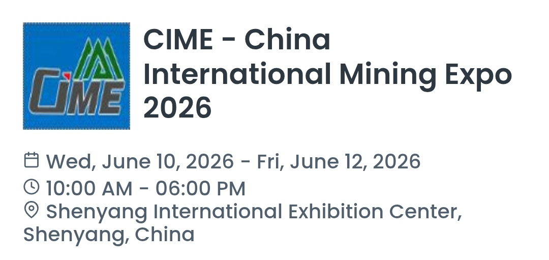 CIME - China International Mining Expo 2026