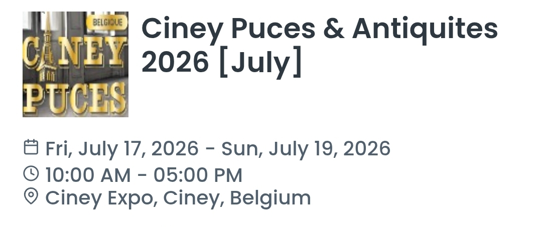 Ciney Puces & Antiquites 2026 [July]