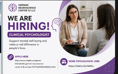 🧠 Clinical Psychologist Job
